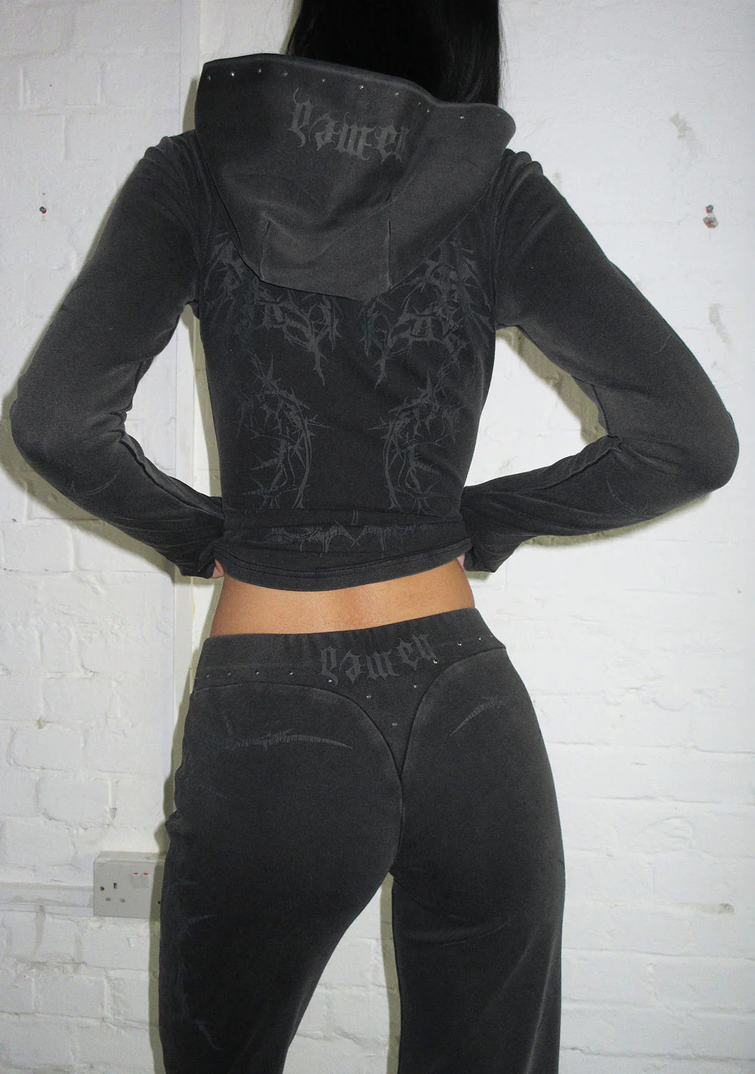 CURSE SCULPT STRETCH PANTS WASHED CHARCOAL - Image 3