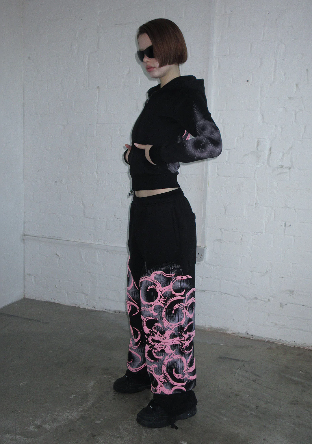 EUPHORIA PUFF PRINT OVERSIZED SWEATPANTS BLACK - Image 5