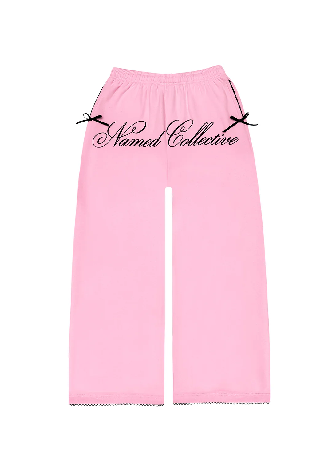 PRINC355 RIBBON SWEATPANTS BABY PINK - Image 6